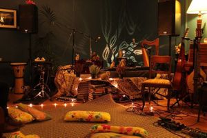 Stammens stage with a variety of cultural events  at Stammen Cafe og Bar in Trondheim