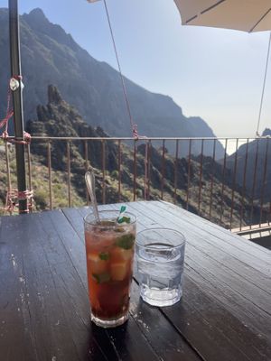 Cactus mocktail  at El Guanche "Alte Schule" in Tenerife