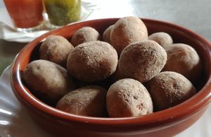 CANARIAN BOILED POTATOES at El Guanche "Alte Schule" in Tenerife