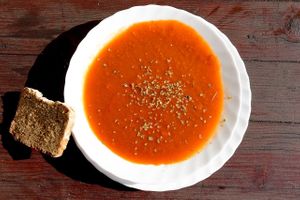 TOMATO SOUP at El Guanche "Alte Schule" in Tenerife