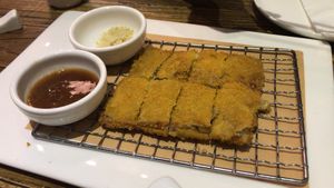 Mock Tonkatsu at The Lakeside Veggie in Hangzhou