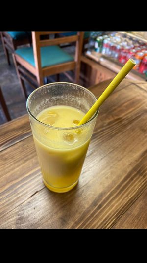 Passion fruit juice  at Cacau Brazilian Patisserie in Redcar