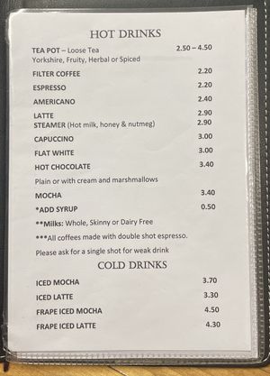 Menu #Veganuary at Cacau Brazilian Patisserie in Redcar