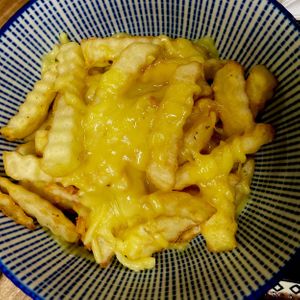 Cheesy chips £3.90 #Veganuary at Cacau Brazilian Patisserie in Redcar