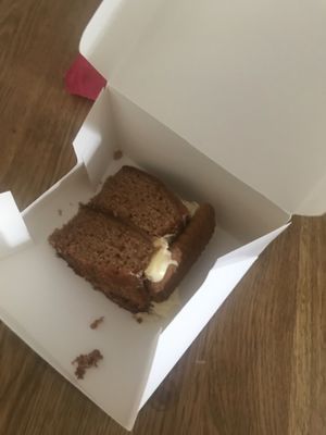 Delicious Vegan Biscoff Cake  at Cacau Brazilian Patisserie in Redcar