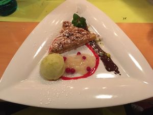 vegan gourmet dinner desert at IFA Windrose Südstrand in Fehmarn