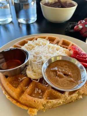 waffle  at Chula in San Jose Del Cabo