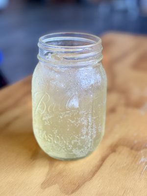 Mango flavored Kombucha  at Chula in San Jose Del Cabo