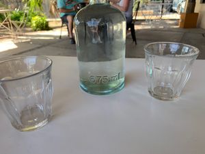 Water bottle at Chula in San Jose Del Cabo