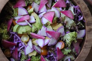 Chula Salad! Made with fresh organic vegetables  :)  at Chula in San Jose Del Cabo