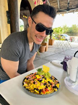 Nachos were ok  at Chula in San Jose Del Cabo