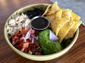 Mexican bowl at Chula in San Jose Del Cabo