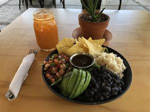 Mexican Bowl. Delicious and satisfying 😋 at Chula in San Jose Del Cabo