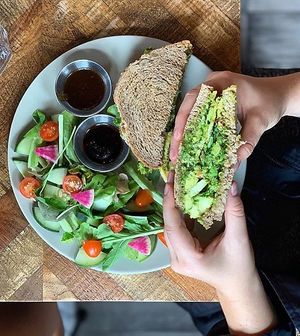 AVOCADO PESTO SANDWICH!  at Chula in San Jose Del Cabo