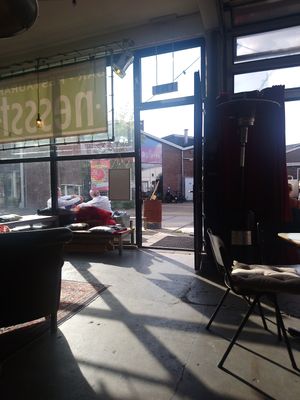 Outside area at Nessst in Amsterdam