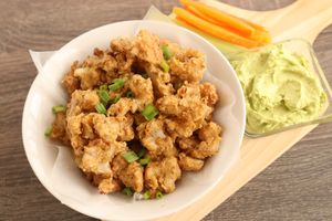 Cauliflower Nuggets at Vida Lotus in Limon Campana Capira