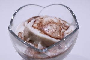 Coconut Chocolate Nice Cream at Vida Lotus in Limon Campana Capira