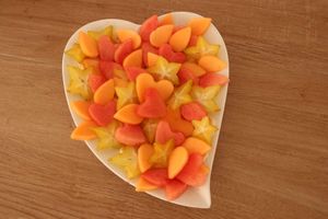 Lotus fruit salad at Vida Lotus in Limon Campana Capira