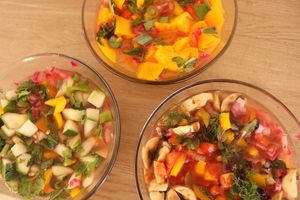 Ceviche Trio at Vida Lotus in Limon Campana Capira