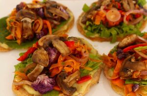 Patacones rellenos at Vida Lotus in Limon Campana Capira