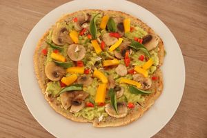 Pizza pancake at Vida Lotus in Limon Campana Capira