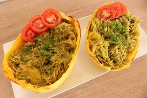 Spaghetti squash at Vida Lotus in Limon Campana Capira