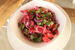 Lotus Salad at Vida Lotus in Limon Campana Capira