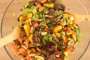 Lotus Salad at Vida Lotus in Limon Campana Capira