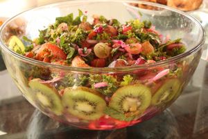 Lotus Salad at Vida Lotus in Limon Campana Capira