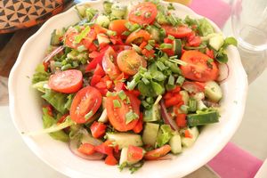 Lotus Salad at Vida Lotus in Limon Campana Capira