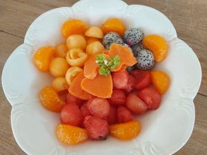 Lotus Fruit Salad at Vida Lotus in Limon Campana Capira