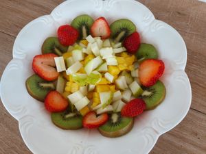 Lotus Fruit Salad at Vida Lotus in Limon Campana Capira