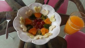 Lotus Fruit Salad at Vida Lotus in Limon Campana Capira