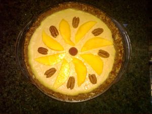 Mango Pecan Pie at Vida Lotus in Limon Campana Capira