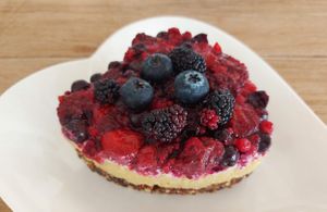 Mixed Berry Cheesecake at Vida Lotus in Limon Campana Capira