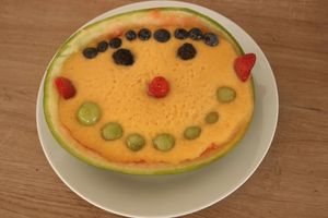 Watermelon fruit surprise at Vida Lotus in Limon Campana Capira