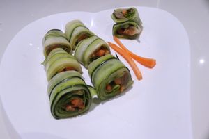 Raw appetizer at Vida Lotus in Limon Campana Capira