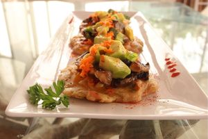 Potato pies at Vida Lotus in Limon Campana Capira