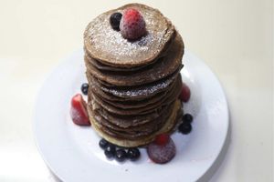 Tower of pancakes (specify how many levels) at Vida Lotus in Limon Campana Capira