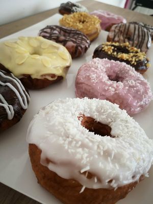 Vegan doughnuts! at Vida Lotus in Limon Campana Capira