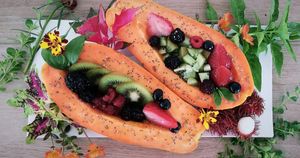 Raw food  at Vida Lotus in Limon Campana Capira