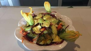 No two Lotus Salads are alike. No canned ingredients here. at Vida Lotus in Limon Campana Capira