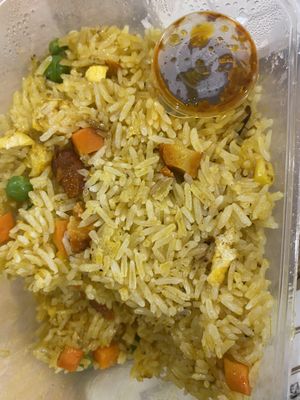 Combination fried rice.   $13  at An Nhien Vegetarian Cuisine in Cabramatta