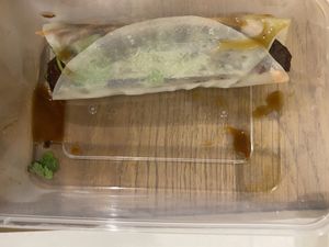 Peking wraps (4).   $10  at An Nhien Vegetarian Cuisine in Cabramatta