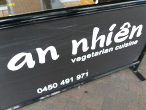 Has dining outside at An Nhien Vegetarian Cuisine in Cabramatta