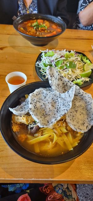 Mi quang at An Nhien Vegetarian Cuisine in Cabramatta
