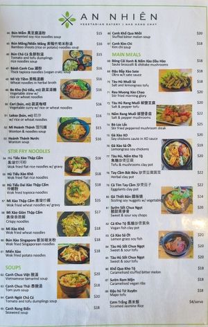  at An Nhien Vegetarian Cuisine in Cabramatta