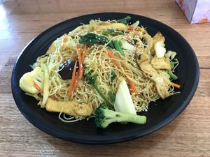 Singapore noodles  at An Nhien Vegetarian Cuisine in Cabramatta