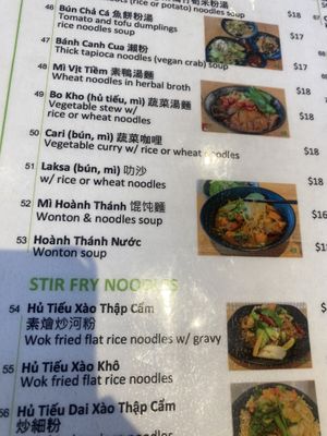   at An Nhien Vegetarian Cuisine in Cabramatta