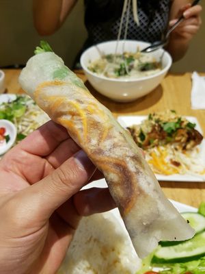 peking wraps at An Nhien Vegetarian Cuisine in Cabramatta